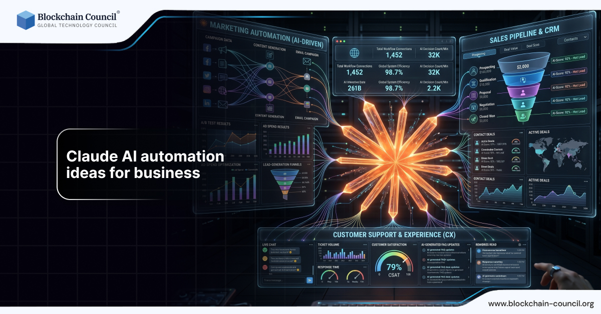 Claude AI Automation Ideas for Business - Blockchain Council