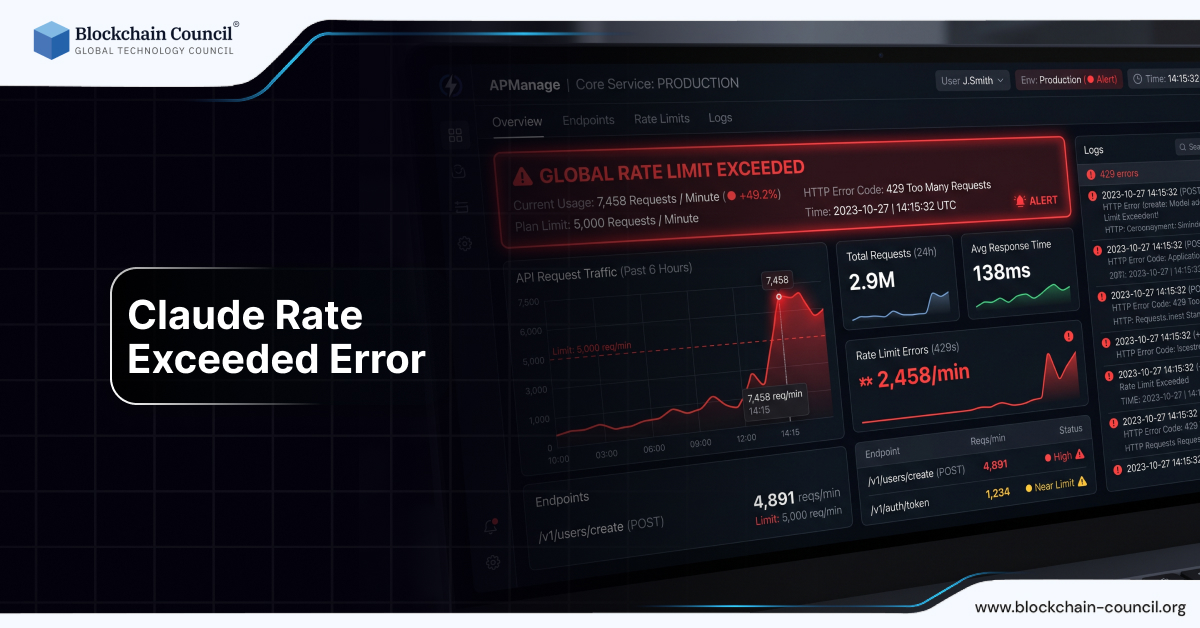 Claude Rate Exceeded Error - Blockchain Council