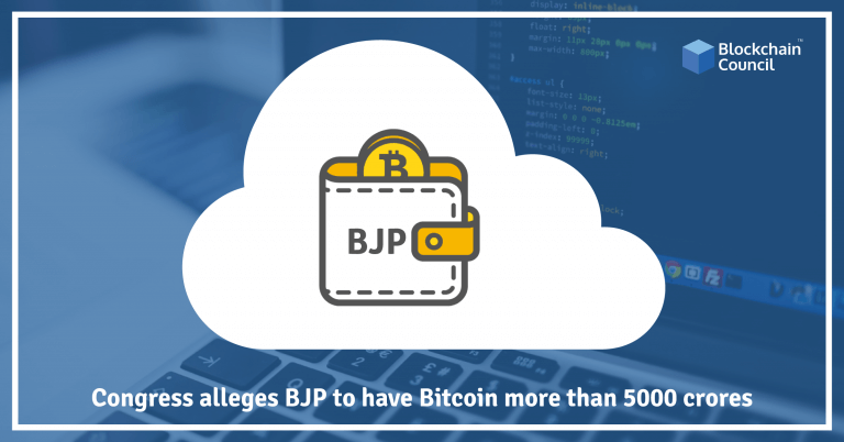 Congress alleges BJP to have Bitcoin more than 5000 crores