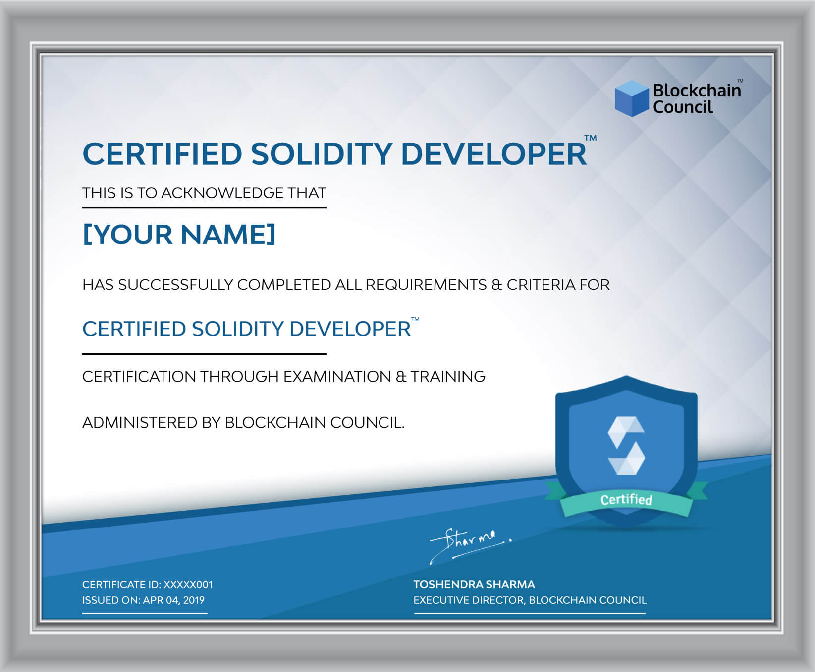 Certified-Solidity-Developer-certificate-Frame