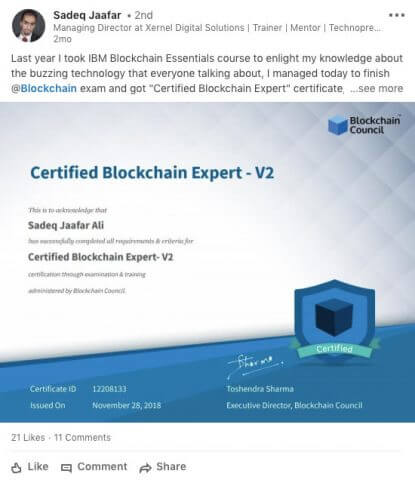 Best 8 Blockchain Online Courses For Training