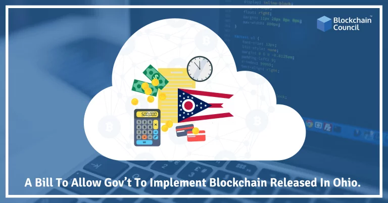 A Bill To Allow Gov’t To Implement Blockchain Solutions Released In Ohio.