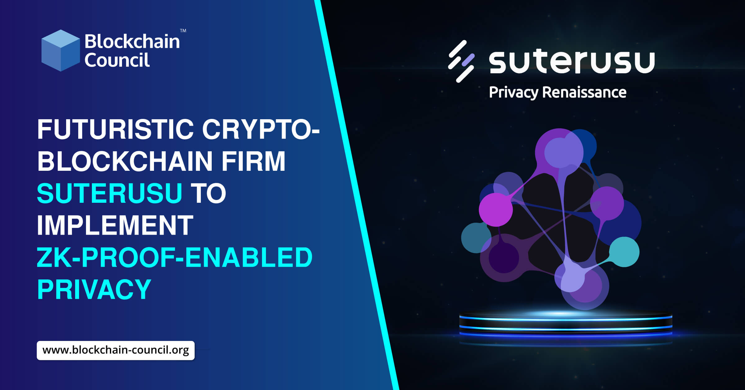 Futuristic Crypto – Blockchain Firm Suterusu to Implement ZK-Proof-Enabled Privacy