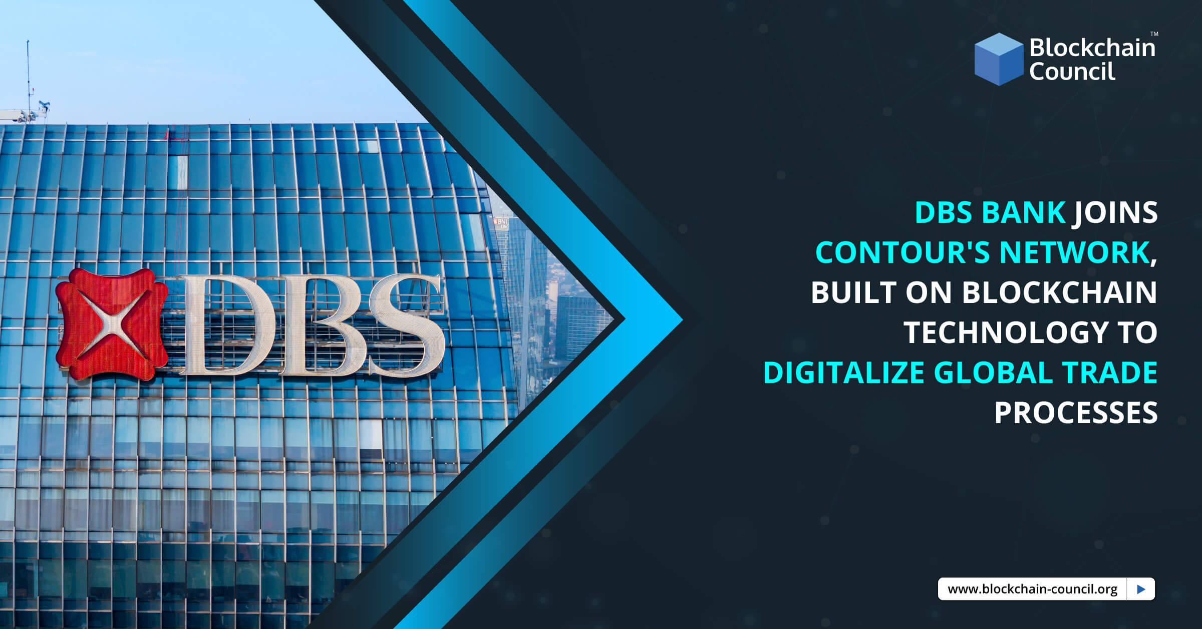 DBS Bank Joins Contour’s Network, Built on Blockchain Technology to Digitalize Global Trade Processes