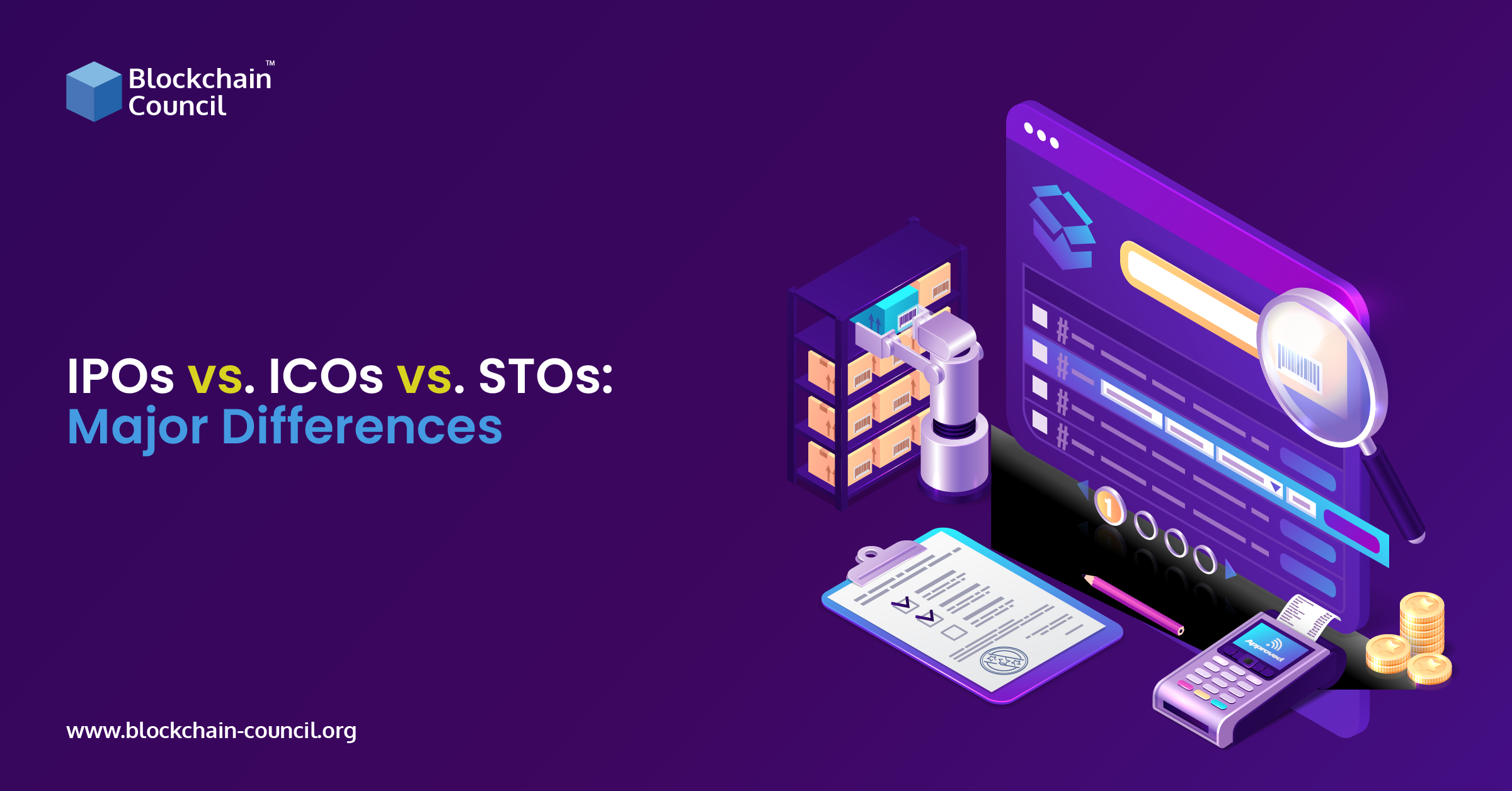 IPOs vs. ICOs vs. STOs Major Differences