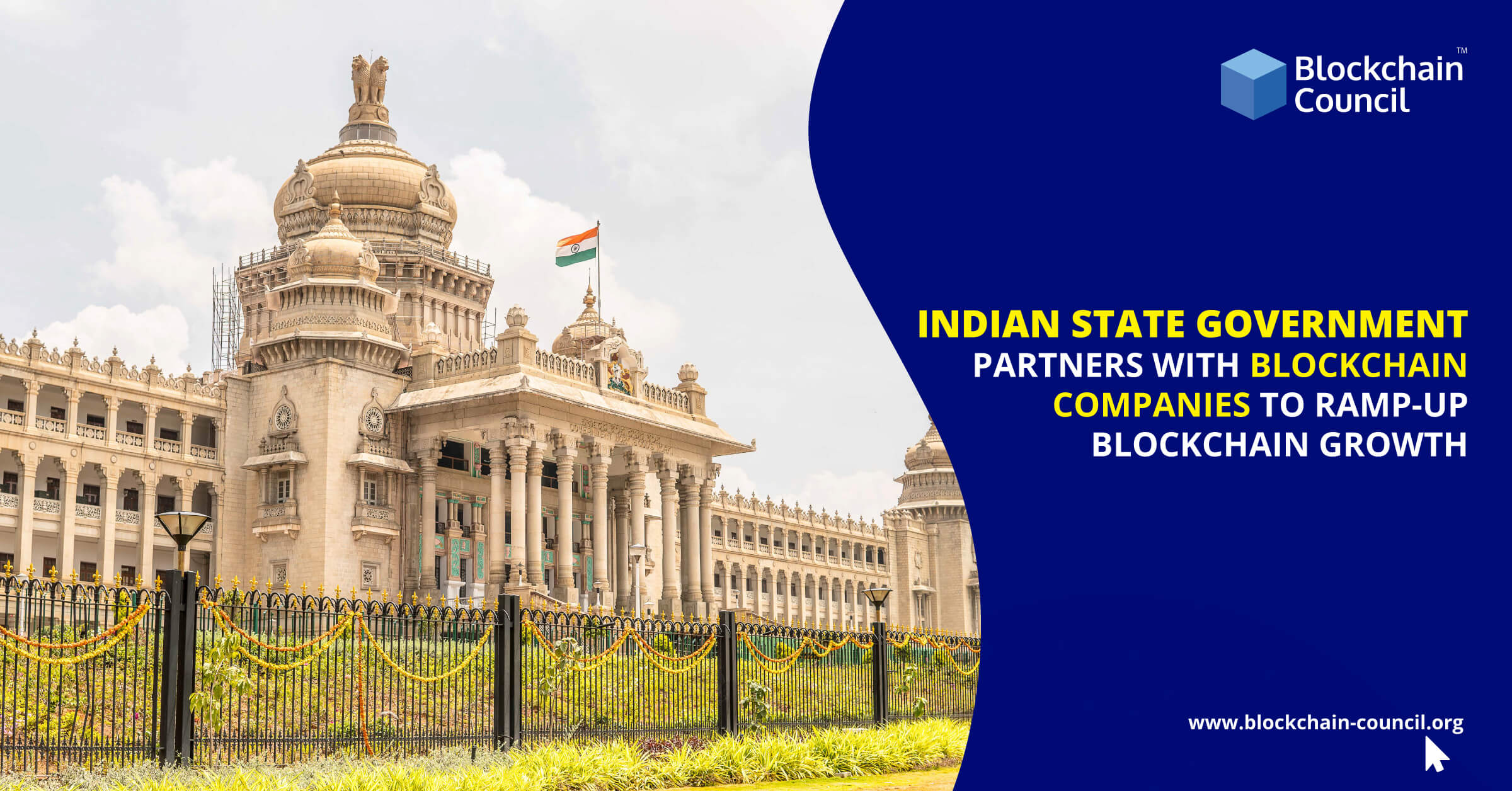 Indian State Government Partners with Blockchain Companies to Ramp-up Blockchain Growth