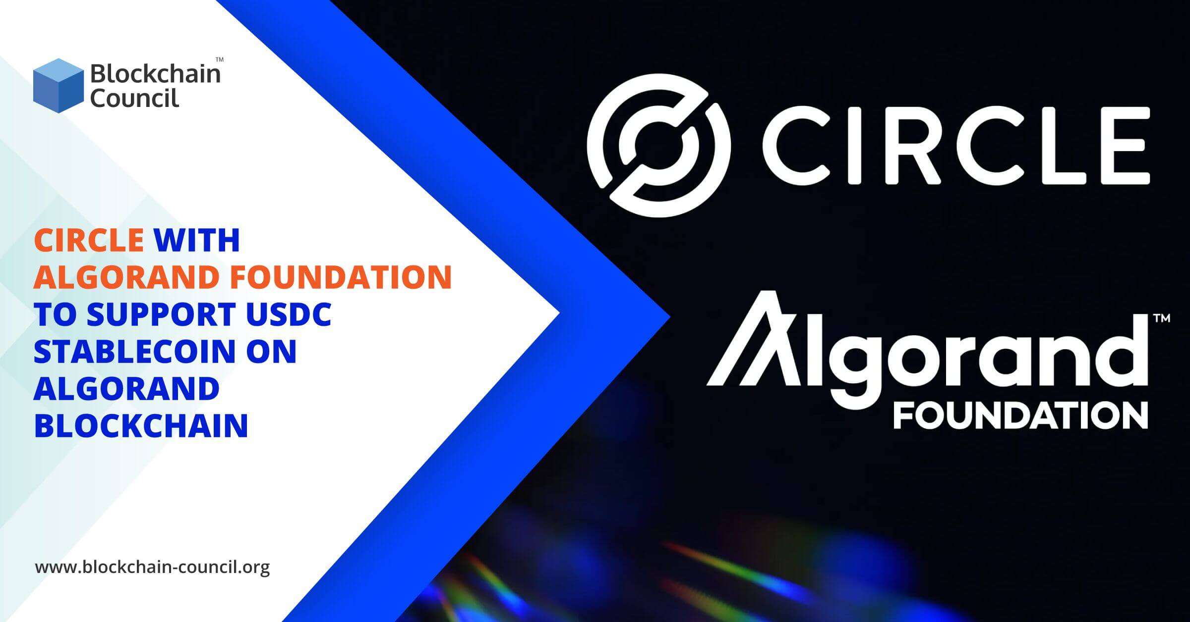 Circle with Algorand Foundation to Support for USDC Stablecoin on Algorand Blockchain