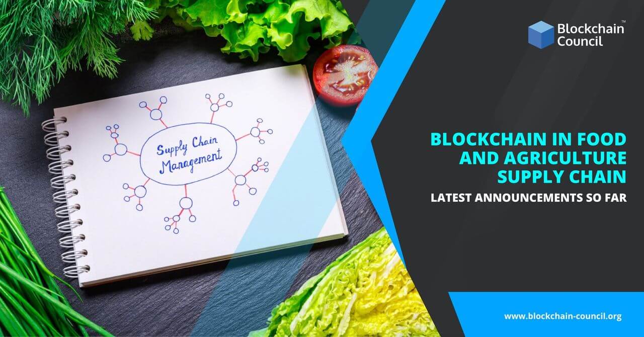 Blockchain in Food and Agriculture Supply Chain- Latest Announcements So Far