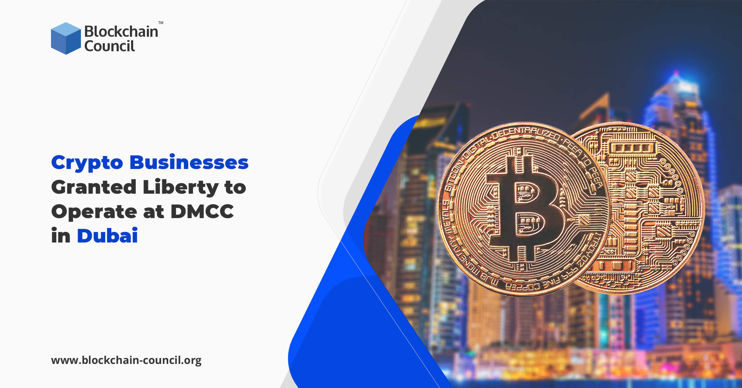 Crypto Businesses Granted Liberty to Operate at DMCC in Dubai