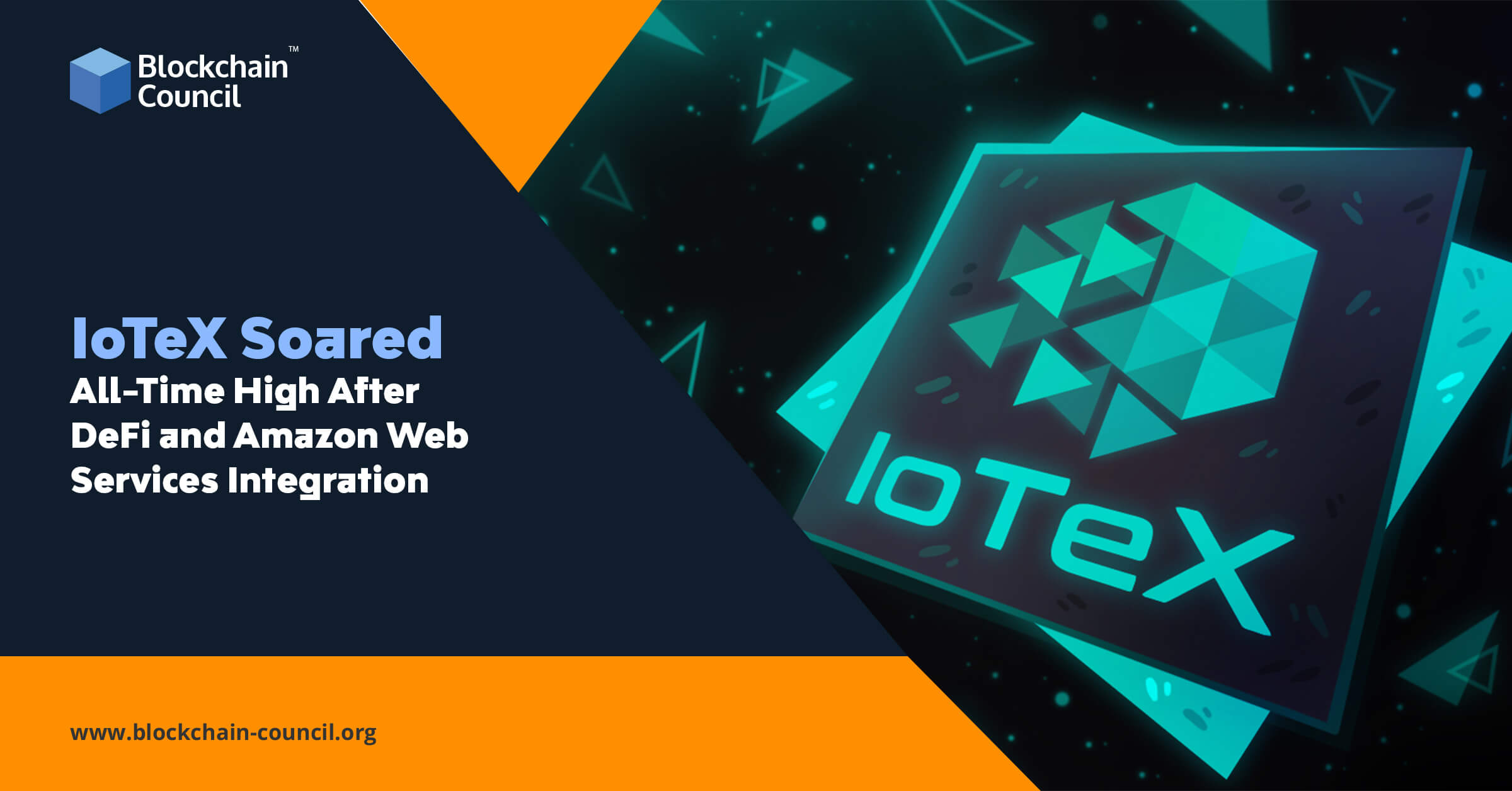 IoTeX Soared All-Time High After DeFi and Amazon Web Services Integration