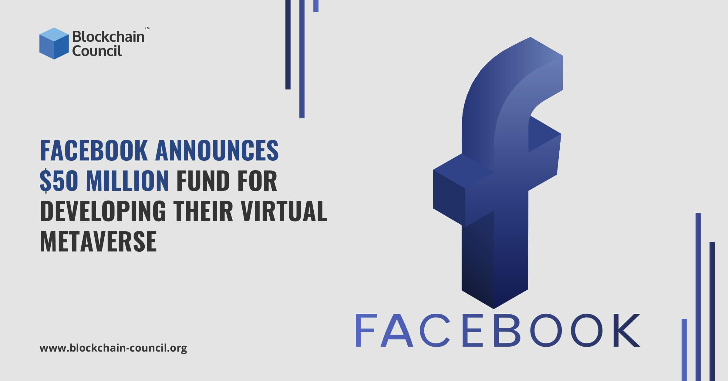 Facebook Announces $50 Million Fund For Developing Their Virtual Metaverse