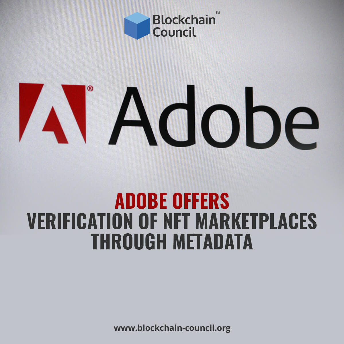 Adobe offers verification of NFT marketplaces through metadata