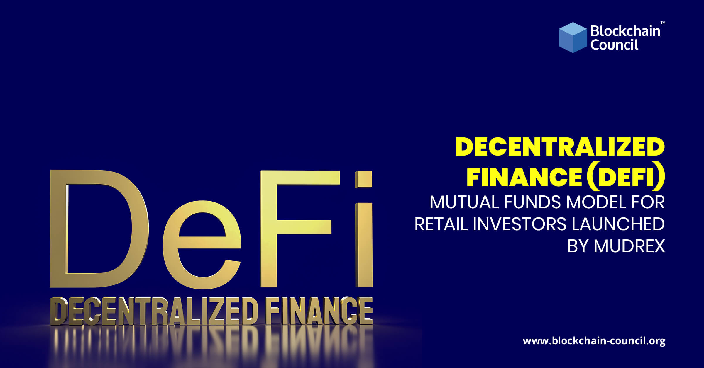 Decentralized Finance (DeFi) mutual funds model for retail investors launched by Mudrex new