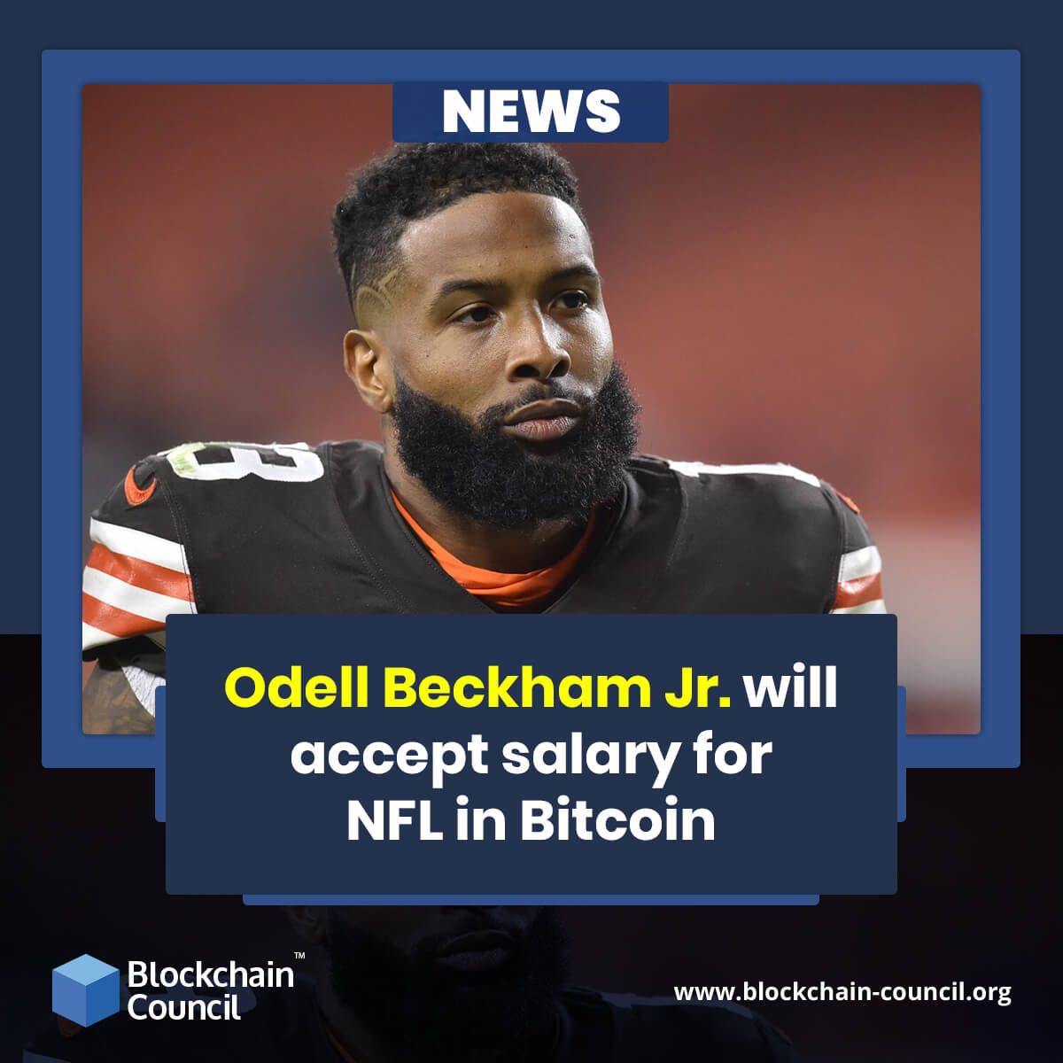 Odell Beckham Jr. will accept salary for NFL in Bitcoin