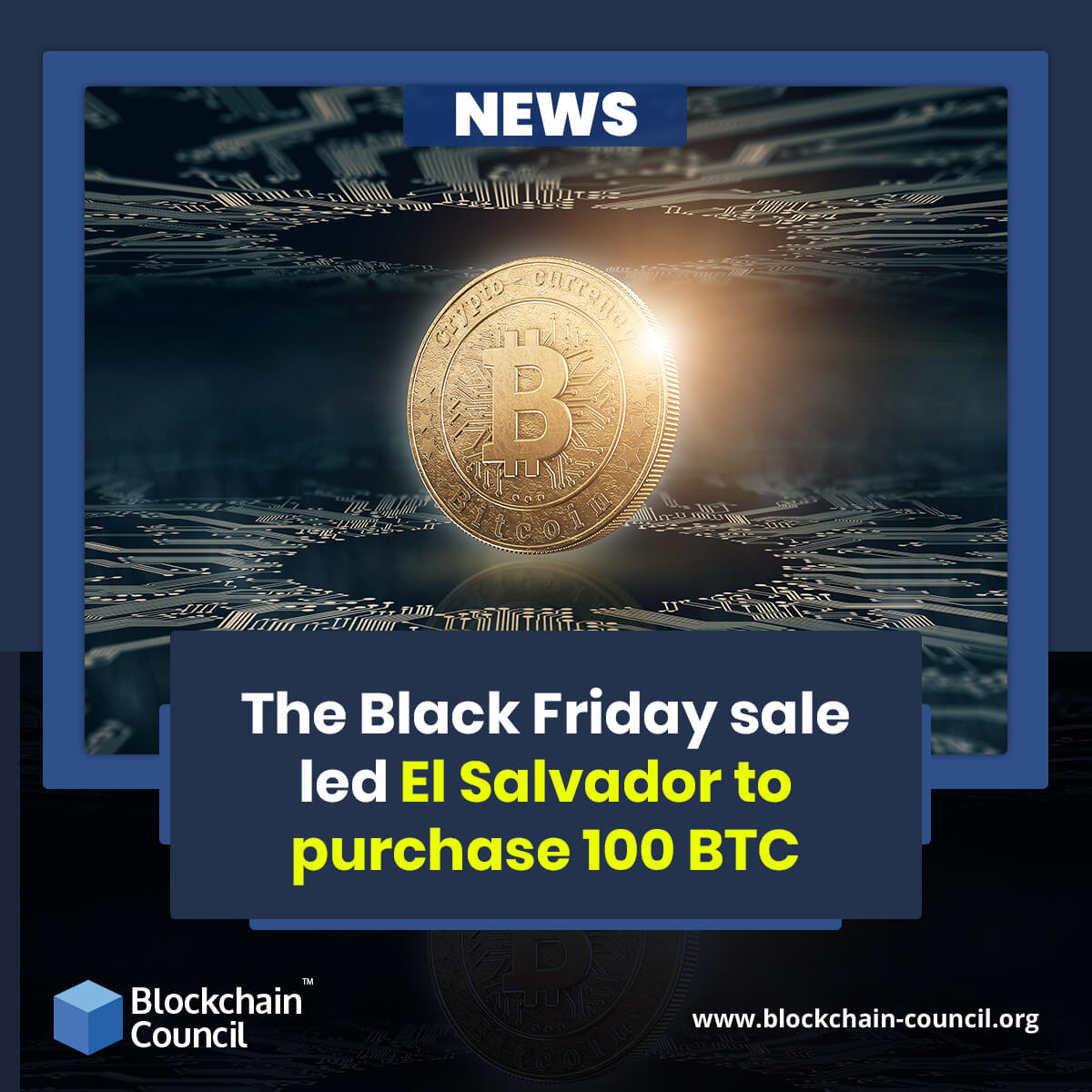 The Black Friday sale led El Salvador purchase 100 BTC