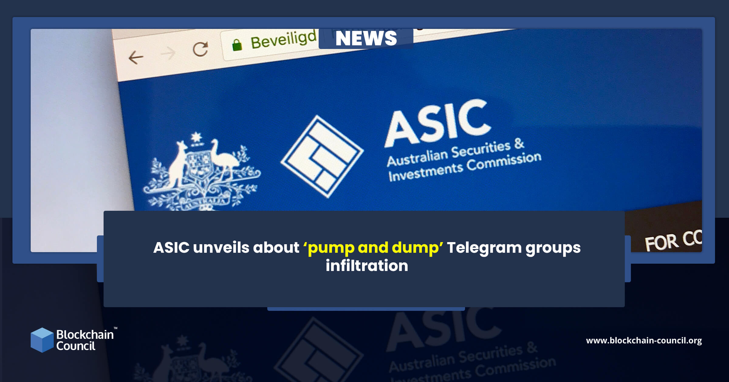 ASIC unveils about ‘pump and dump’ Telegram groups infiltration