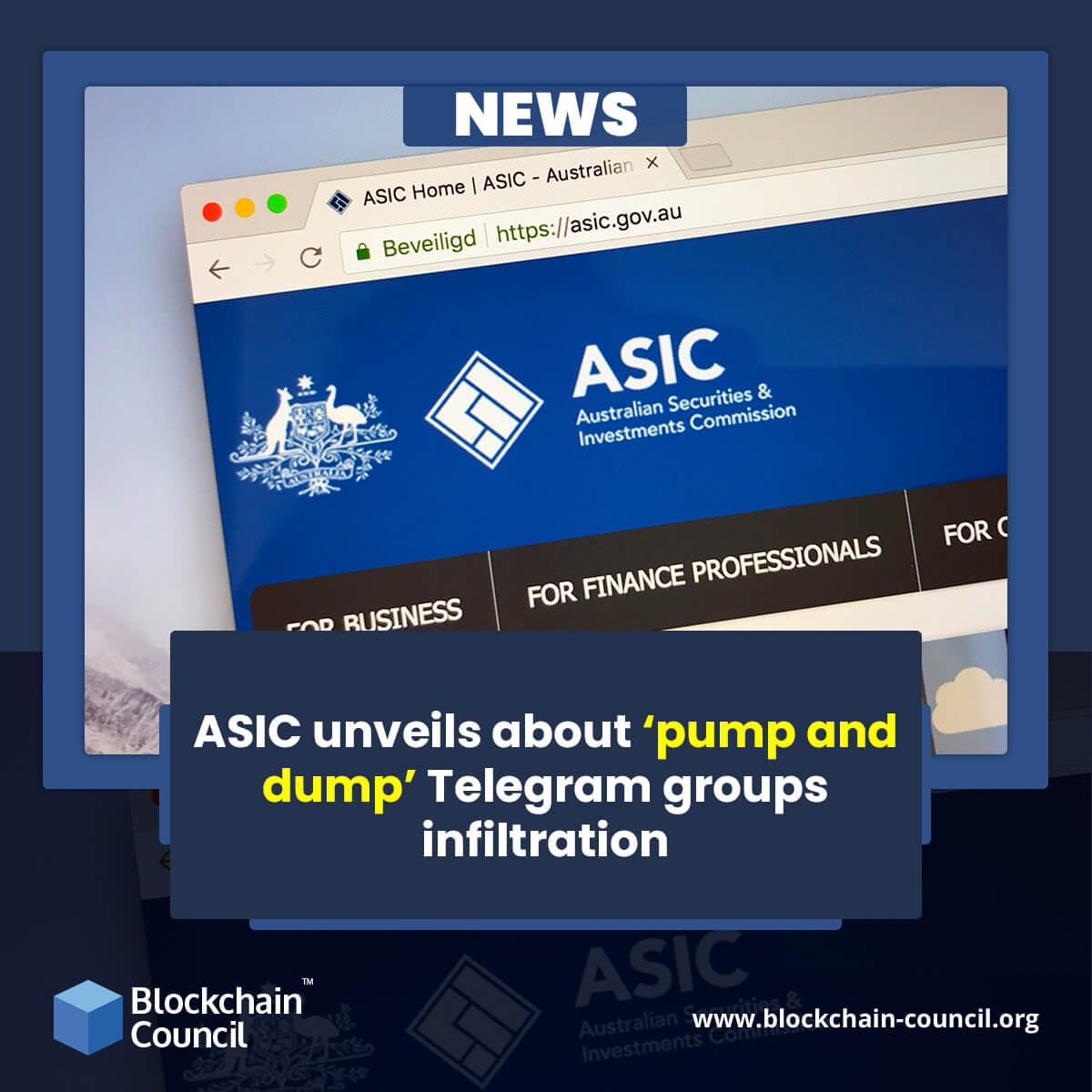 ASIC unveils about ‘pump and dump’ Telegram groups infiltration