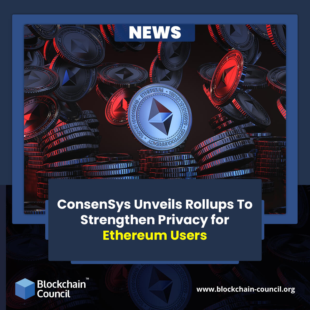 ConsenSys Unveils Rollups To Strengthen Privacy for Ethereum Users