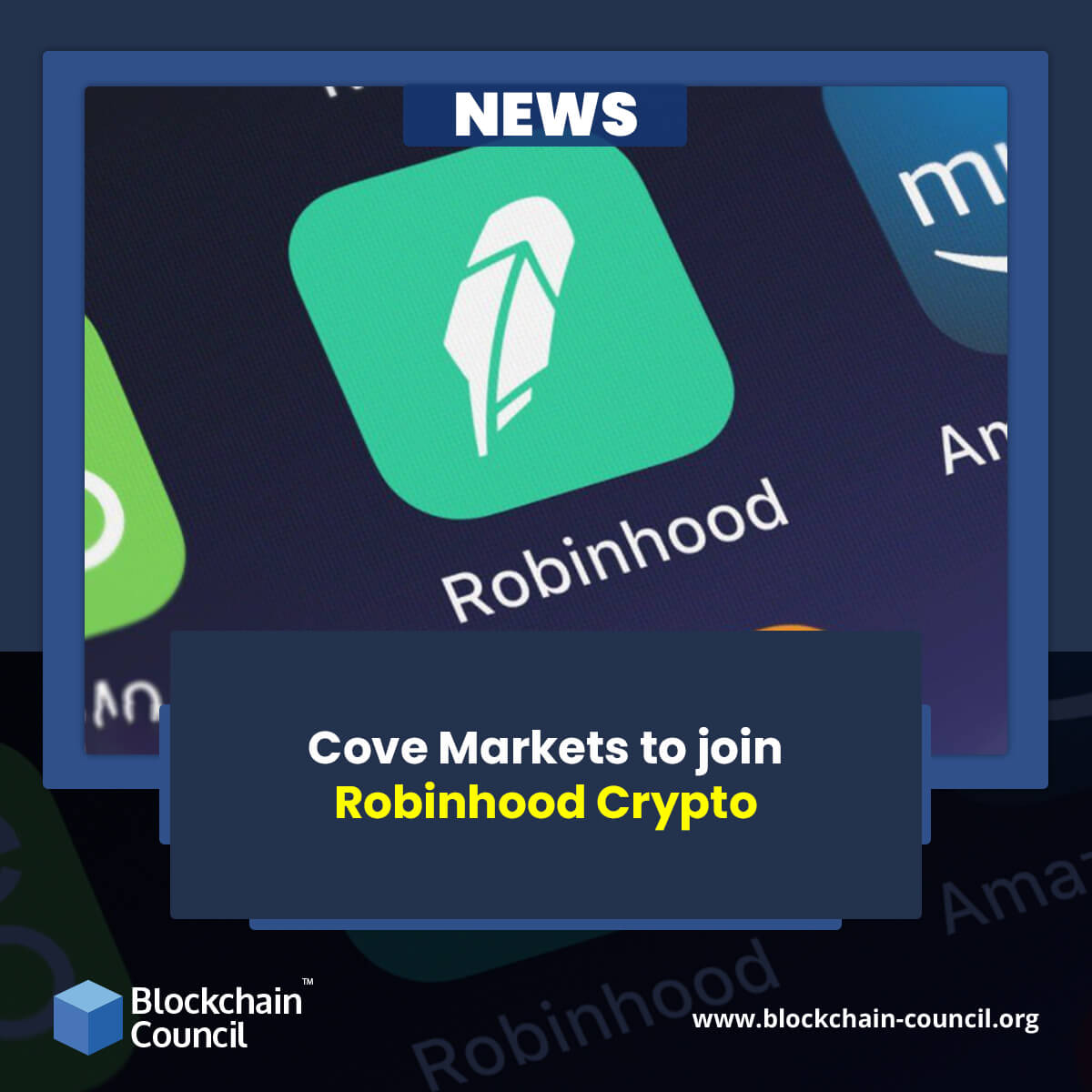 Cove Markets to join Robinhood Crypto