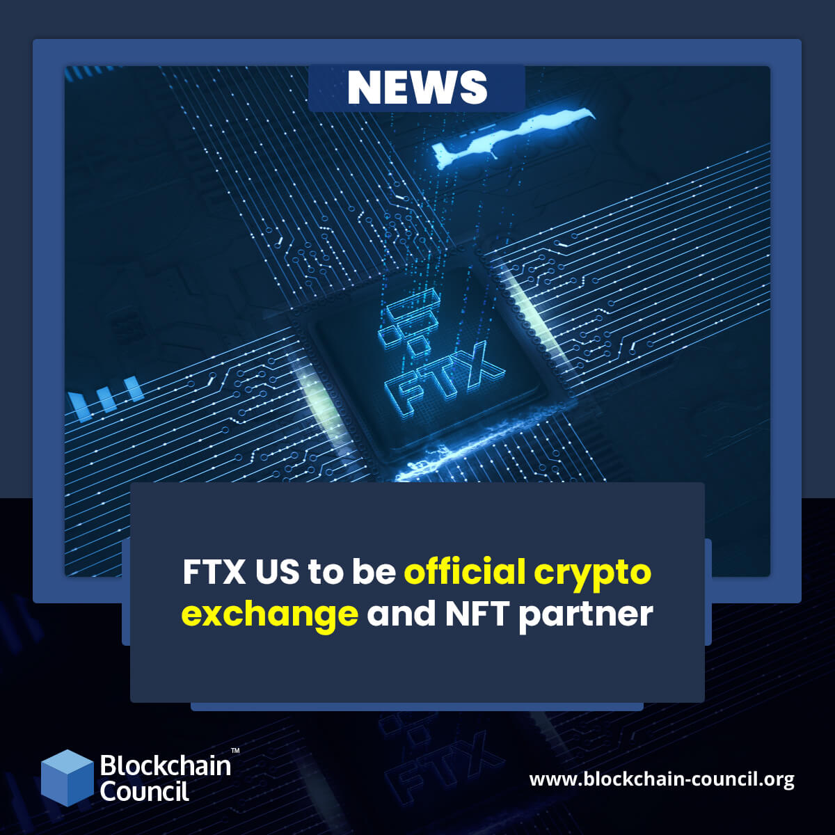 FTX US to be official crypto exchange and NFT partner