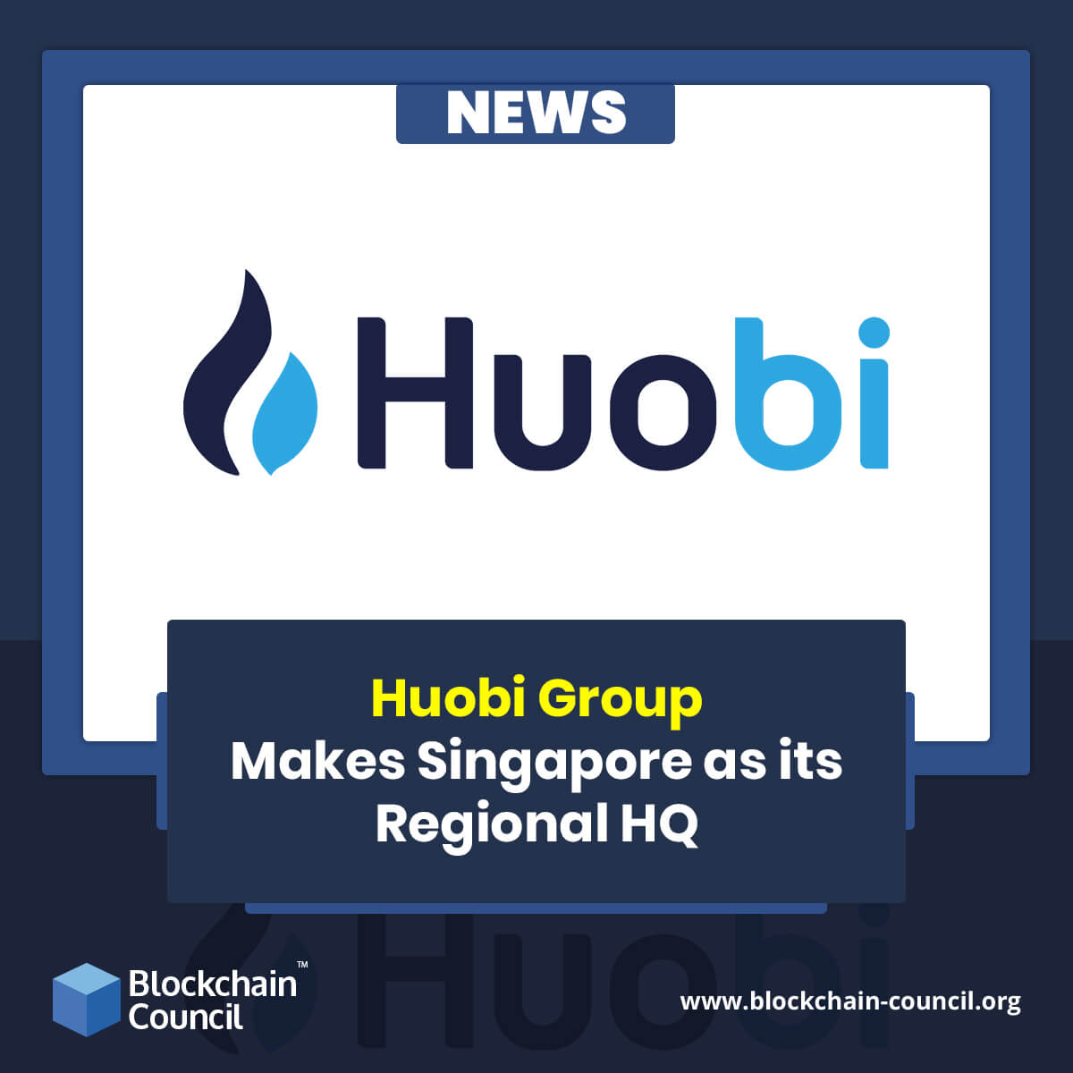 Huobi Group Makes Singapore as its Regional HQ