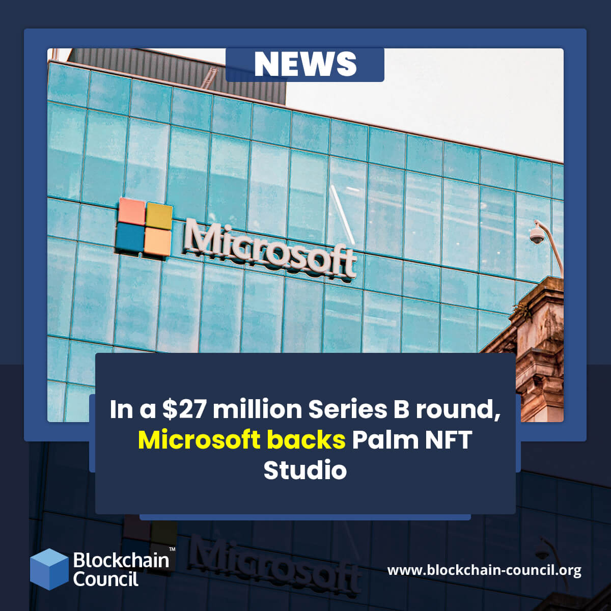 In a $27 million Series B round, Microsoft backs Palm NFT Studio