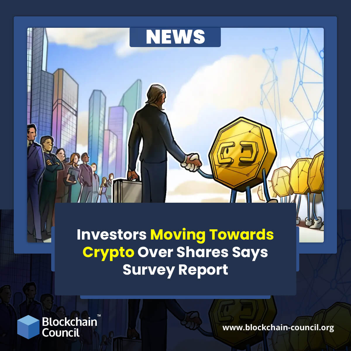 Investors Moving Towards Crypto Over Shares Says Survey Report