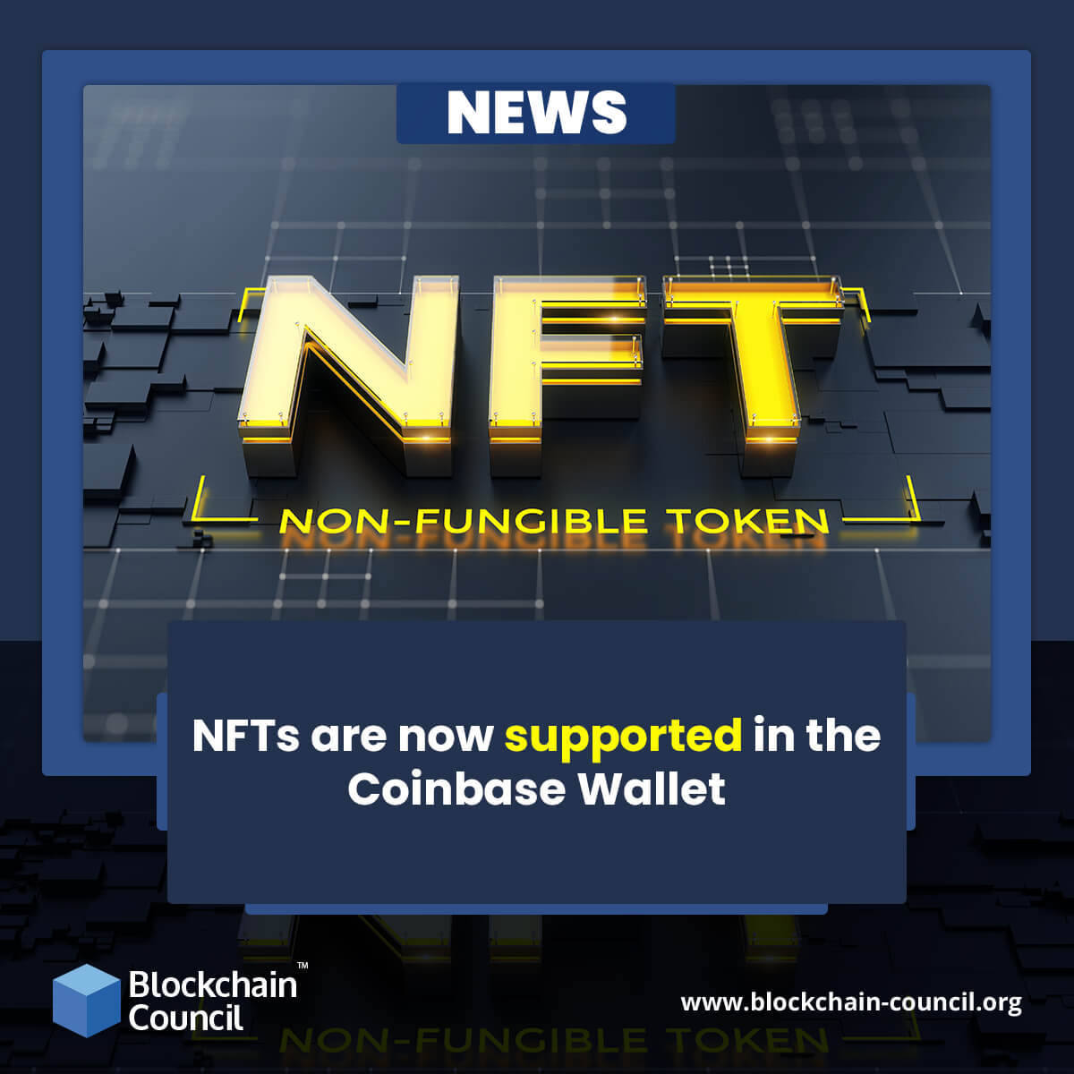 NFTs are now supported in the Coinbase Wallet 1