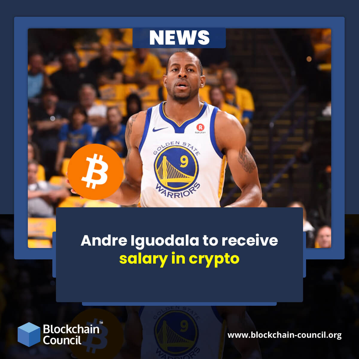 Andre Iguodala to receive salary in crypto