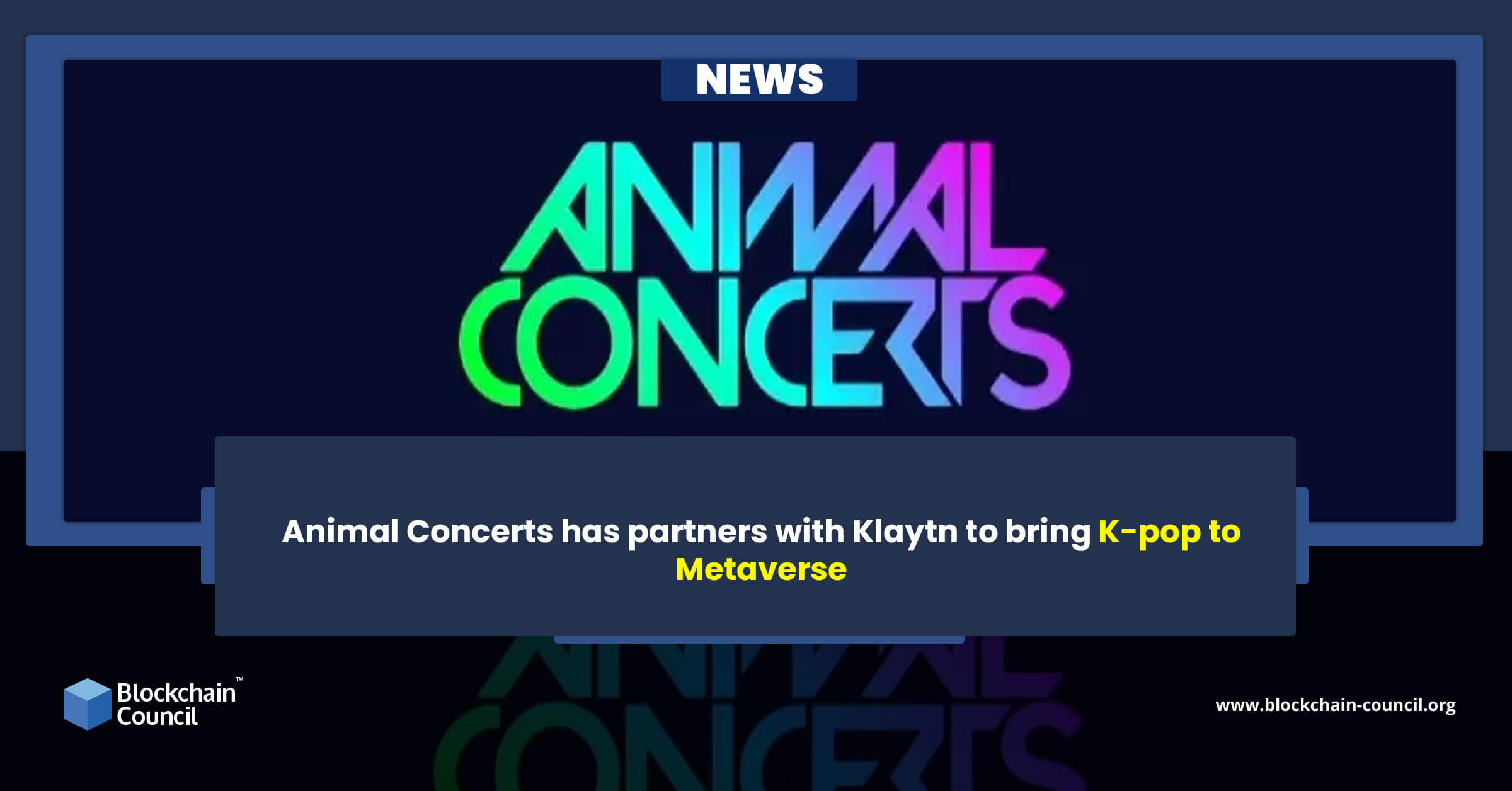 Animal Concerts has partners with Klaytn to bring K-pop to Metaverse