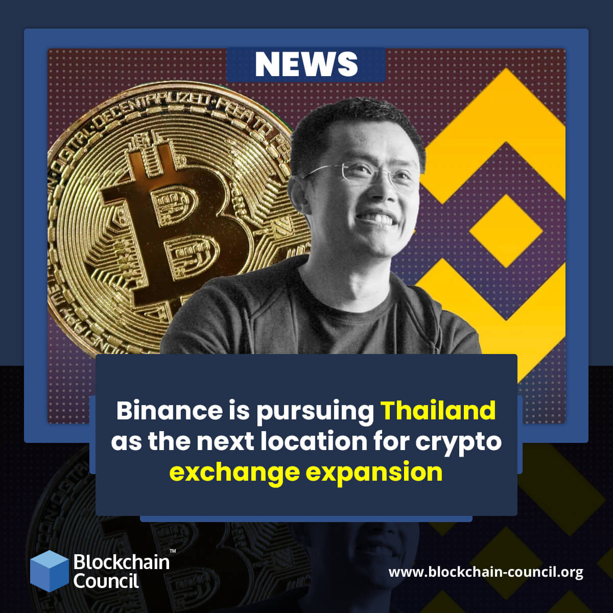 Binance is pursuing Thailand as the next location for crypto exchange expansion