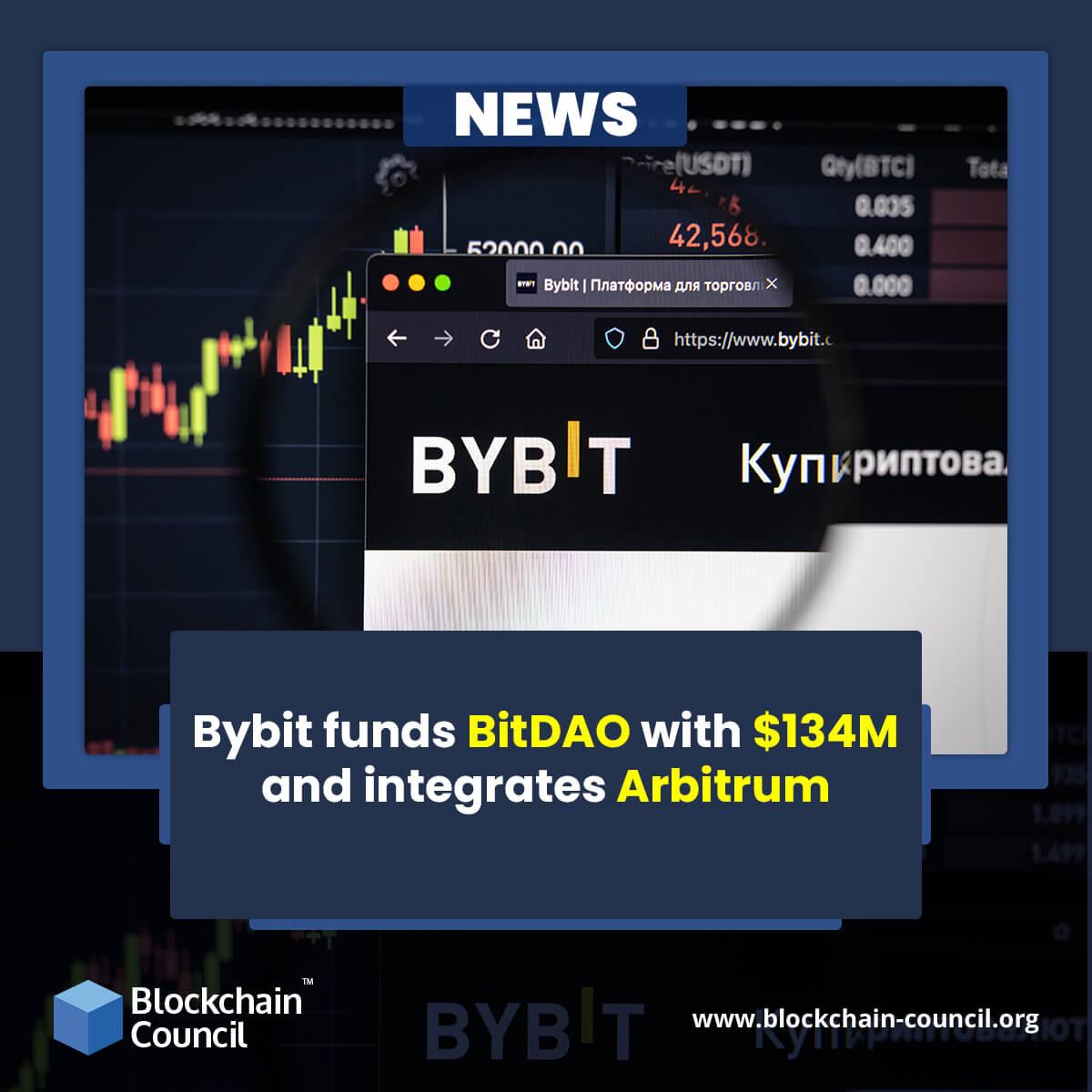 Bybit funds BitDAO with $134M and integrates Arbitrum