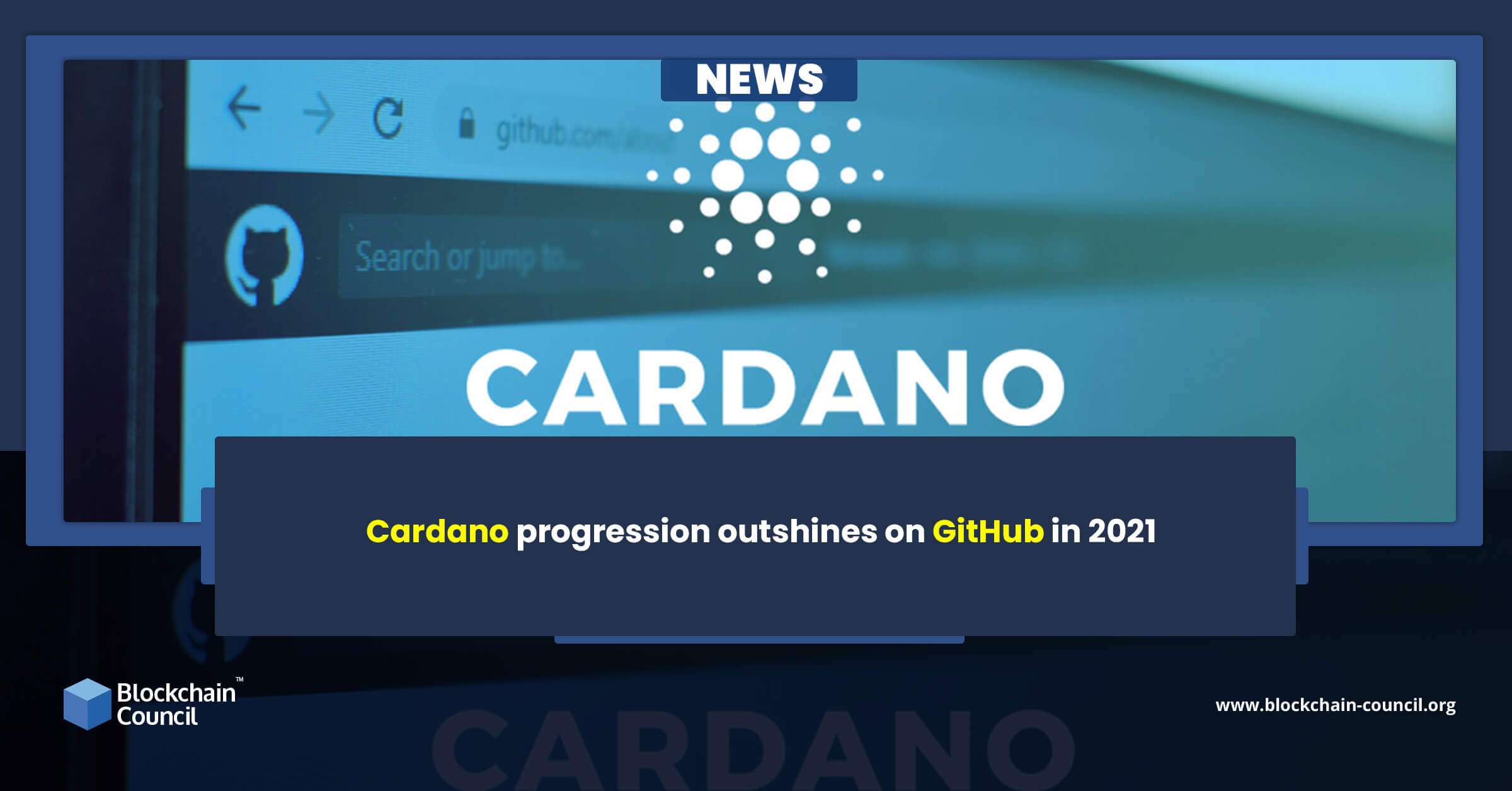Cardano progression outshines on GitHub in 2021