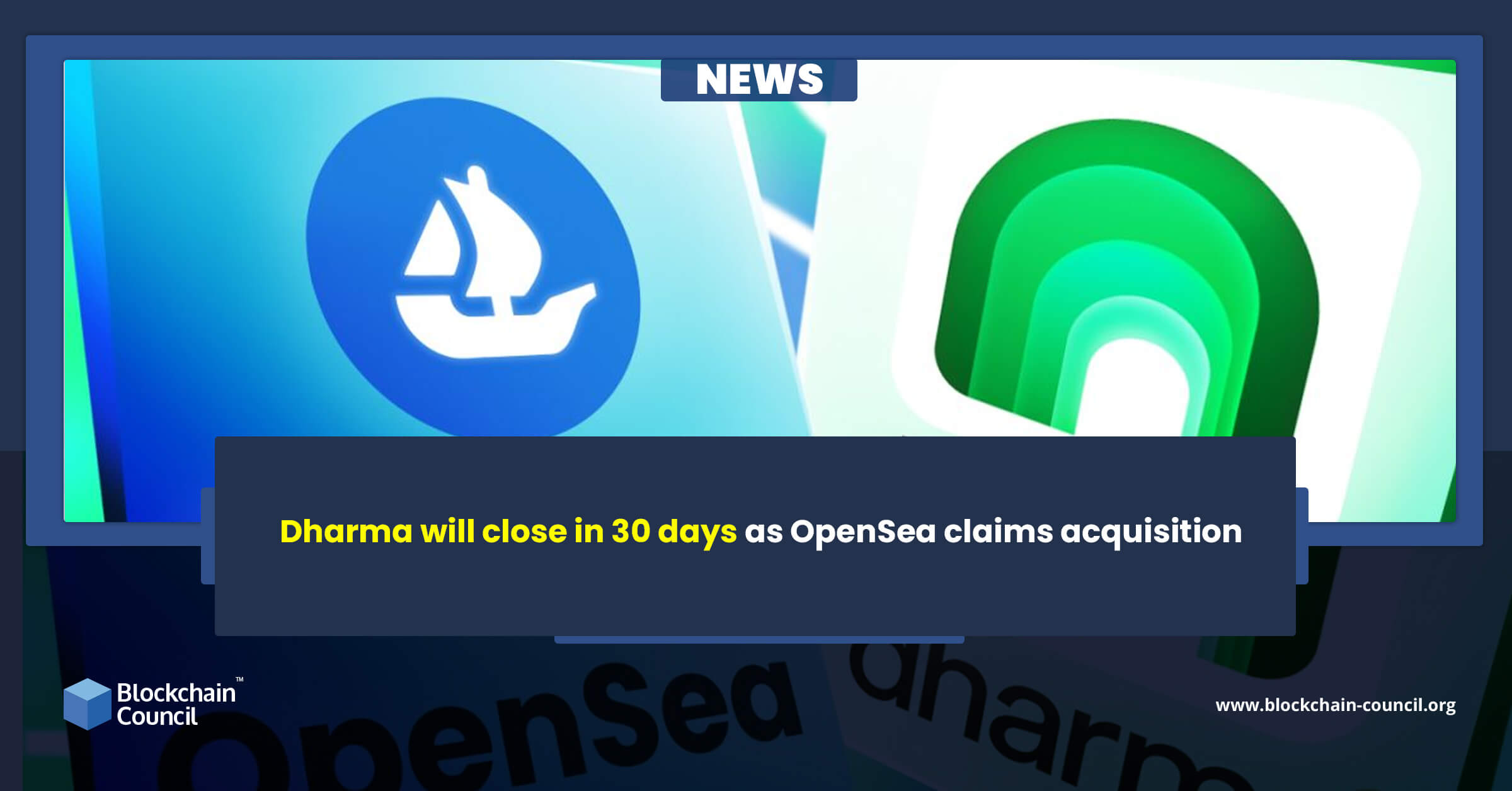 Dharma will close in 30 days as OpenSea claims acquisition