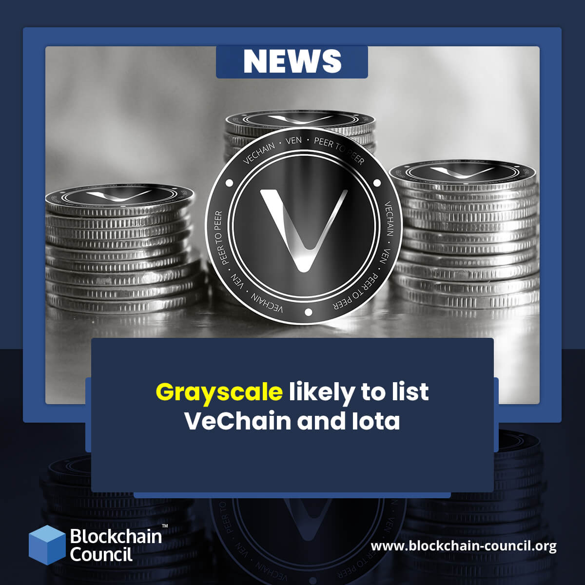 Grayscale likely to list VeChain and Iota
