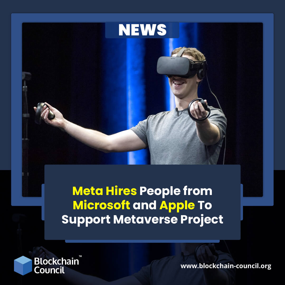 Meta Hires People from Microsoft and Apple To Support Metaverse Project