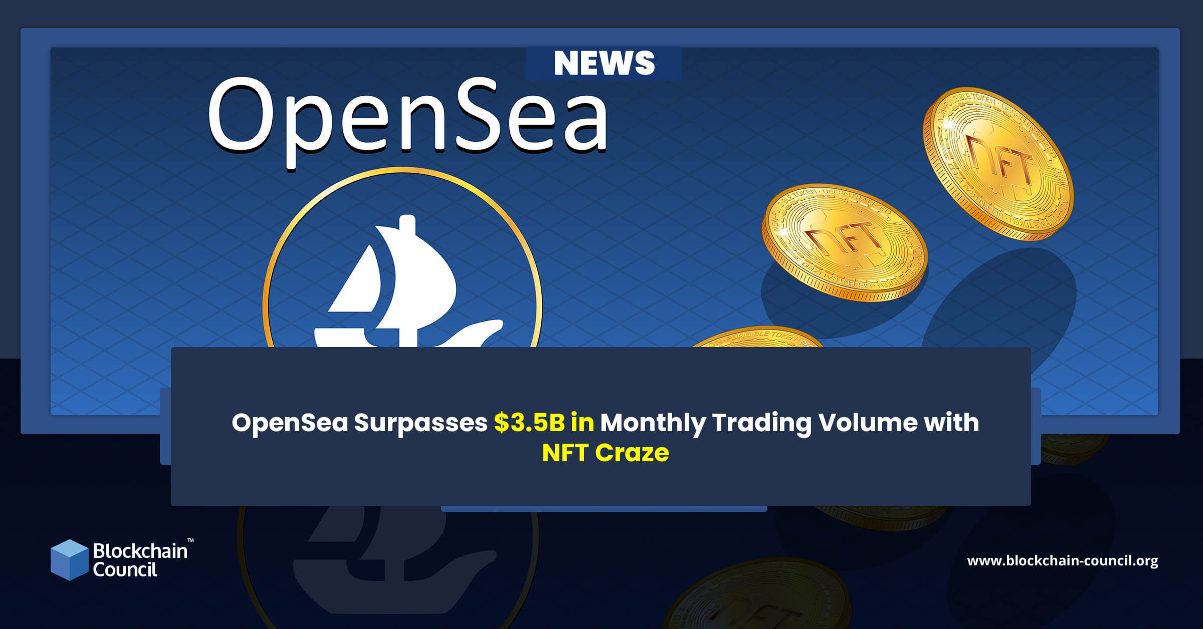OpenSea Surpasses $3.5B in Monthly Trading Volume with NFT Craz