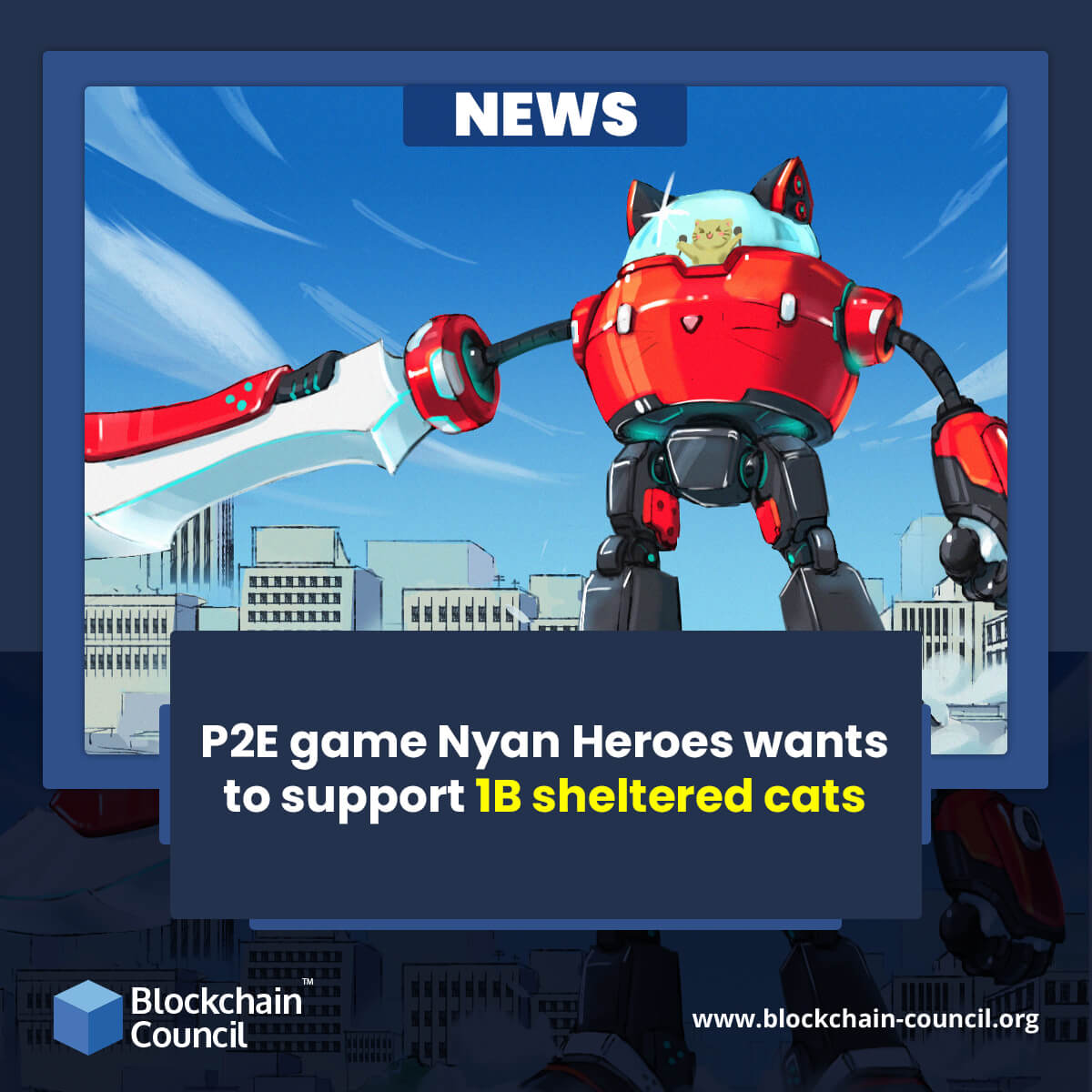 P2E game Nyan Heroes wants to support 1B sheltered cats