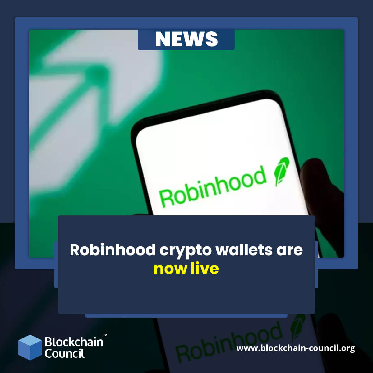 Robinhood crypto wallets are now live