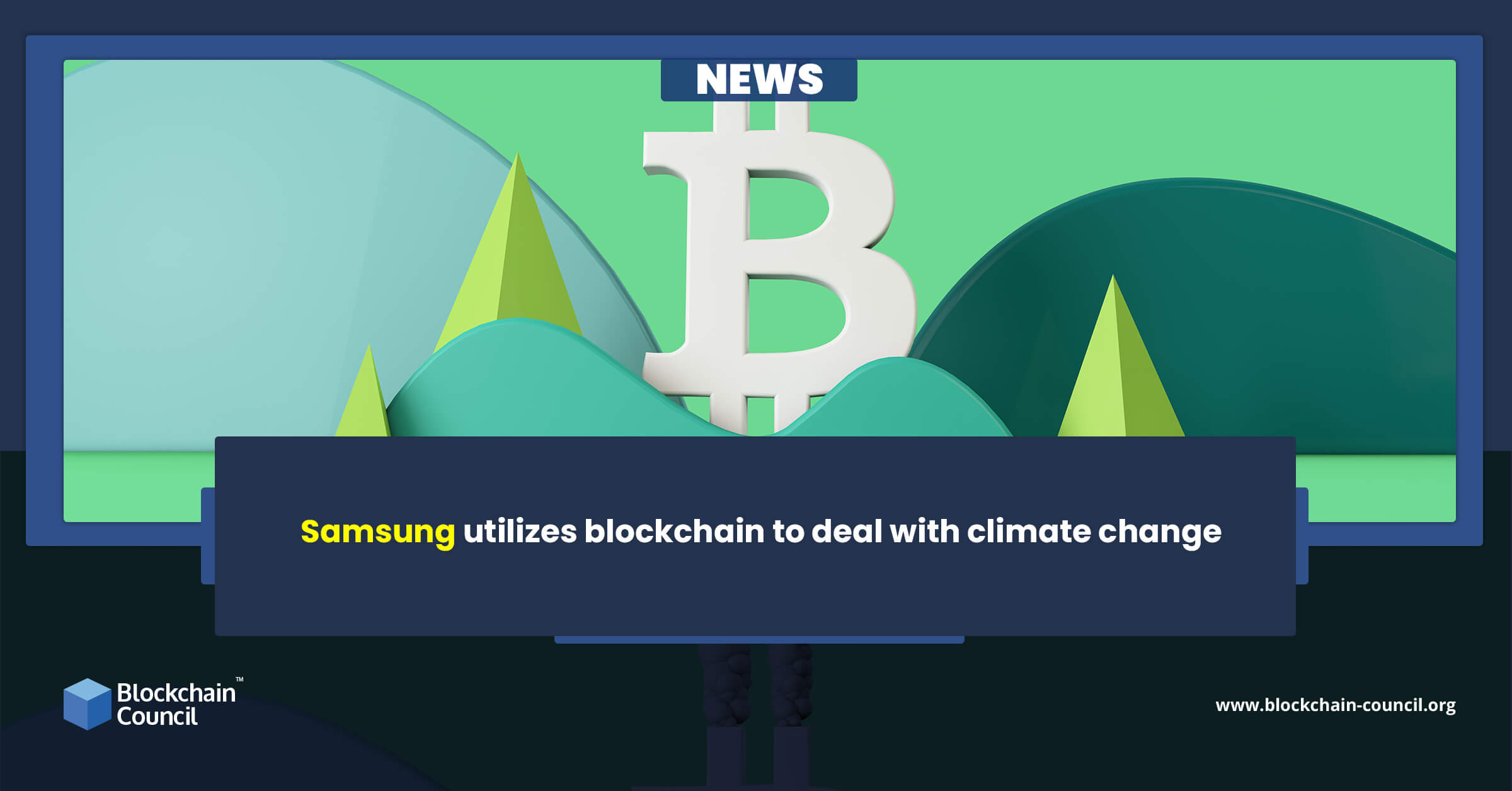 Samsung utilizes blockchain to deal with climate change