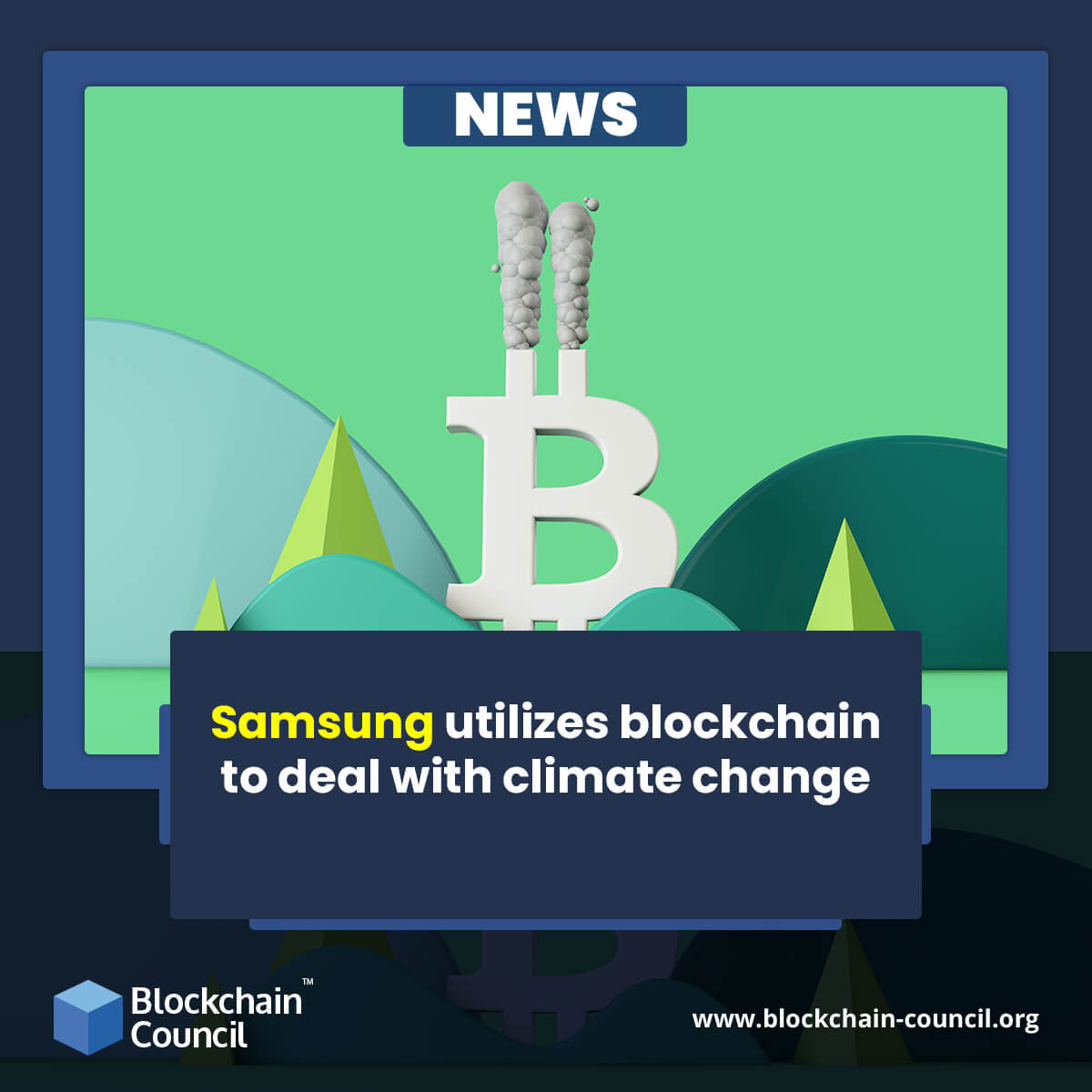 Samsung utilizes blockchain to deal with climate change