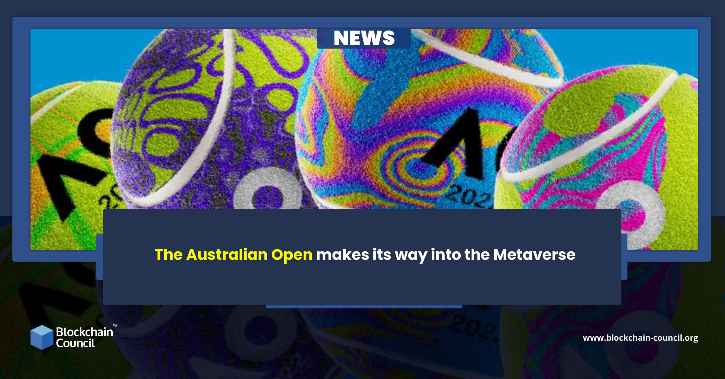 The Australian Open makes its way into the Metaverse