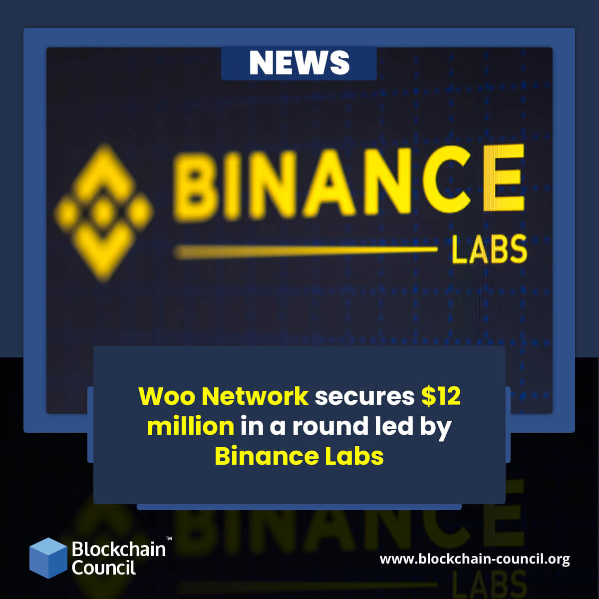 Woo Network secures $12 million in a round led by Binance Labs