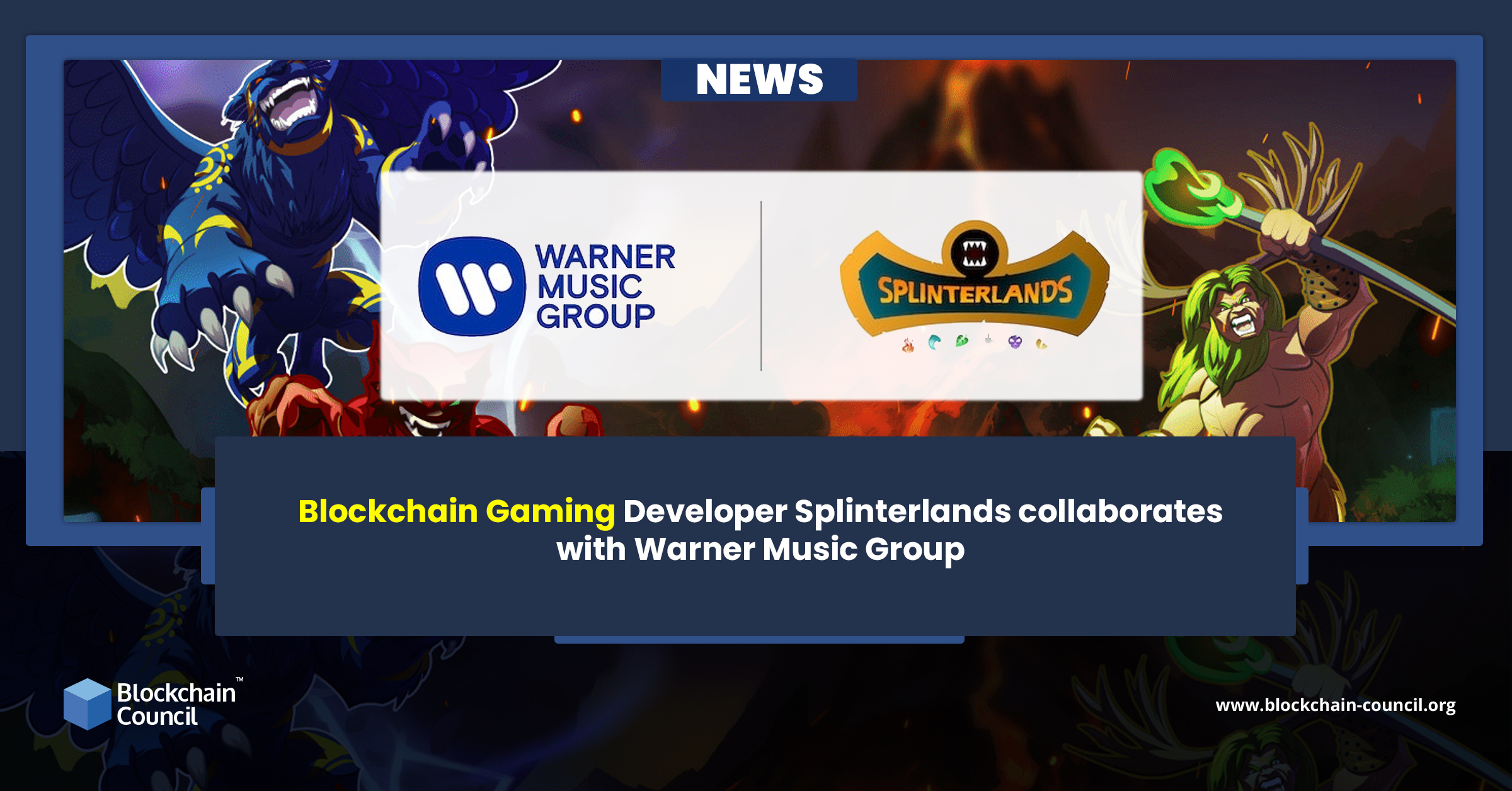 Blockchain Gaming Developer Splinterlands collaborates with Warner Music Group