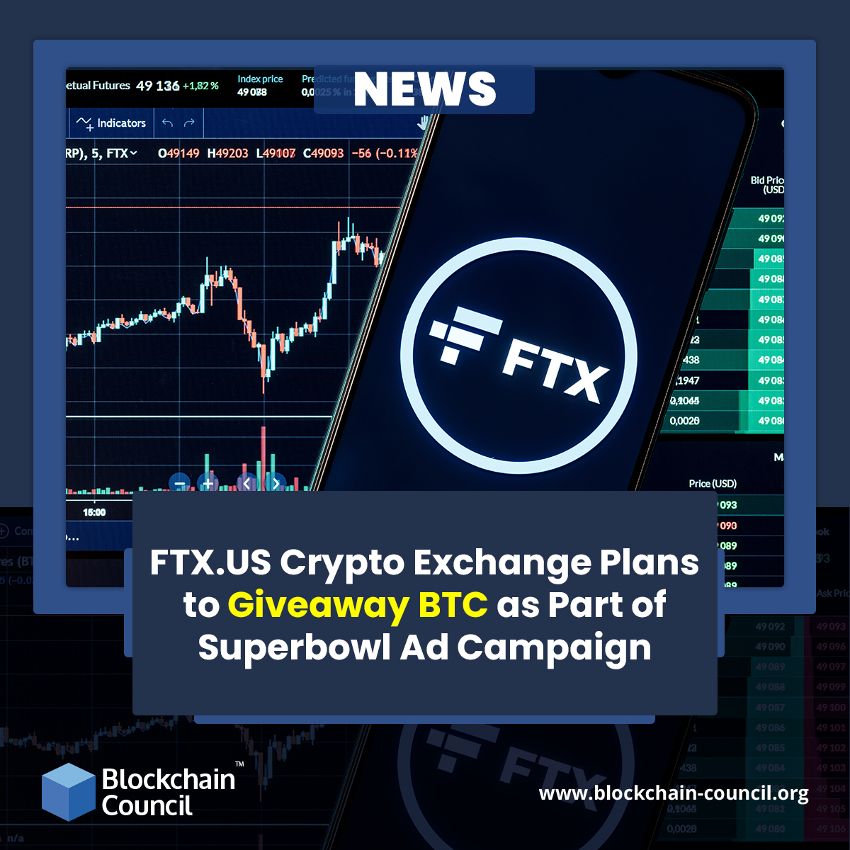 FTX.US Crypto Exchange Plans to Giveaway BTC as Part of Superbowl Ad Campaign