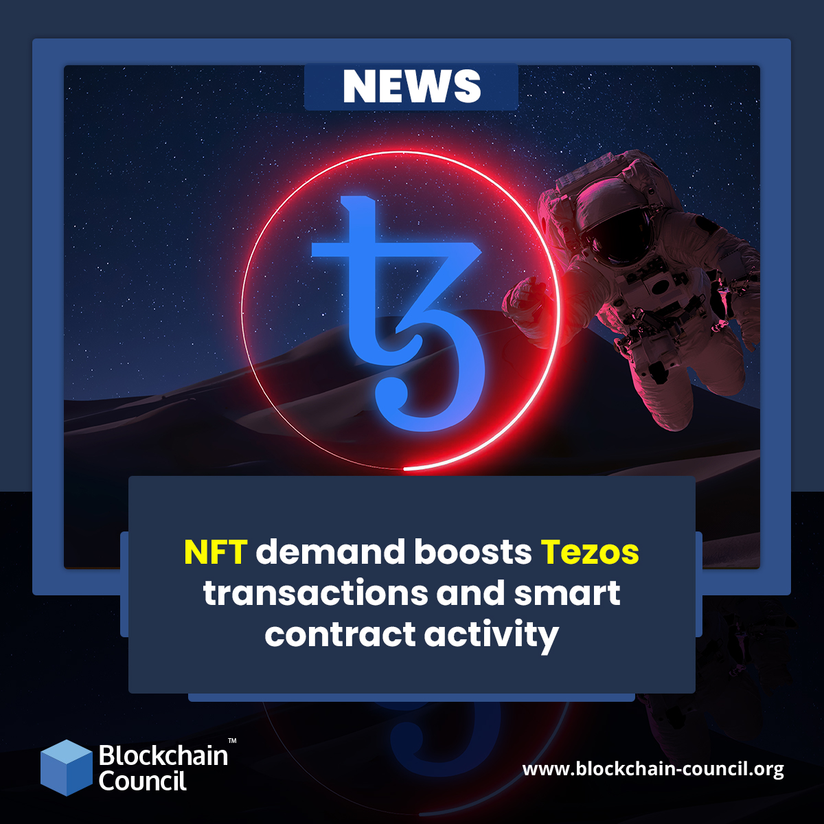 NFT demand boosts Tezos transactions and smart contract activity