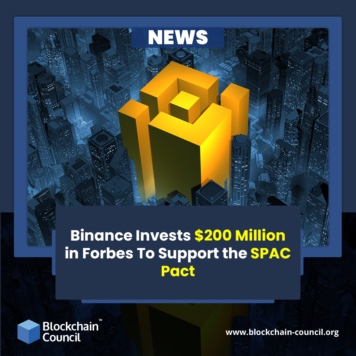 Binance Invests $200 Million in Forbes To Support the SPAC Pact