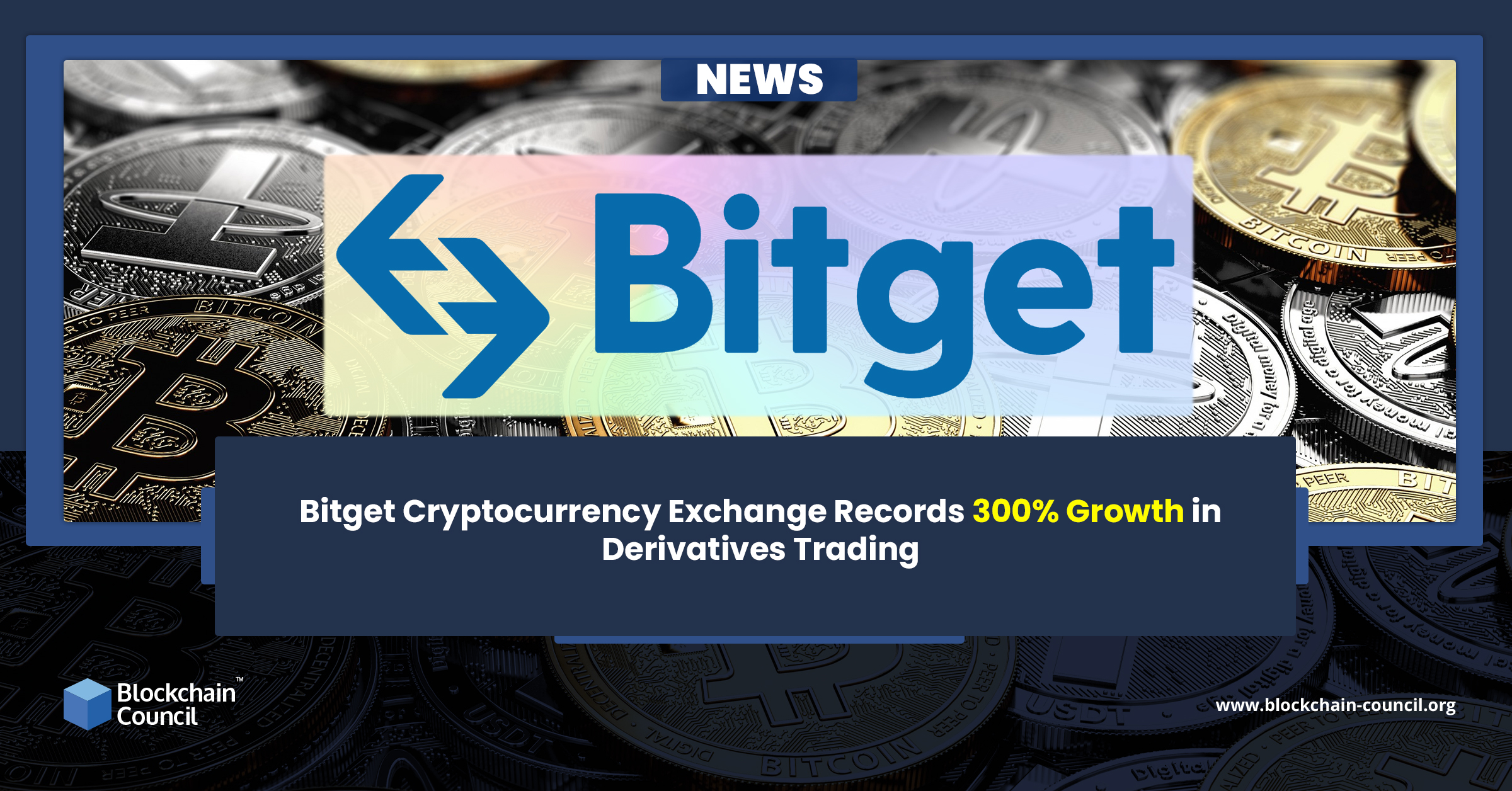 Bitget Cryptocurrency Exchange Records 300% Growth in Derivatives Trading