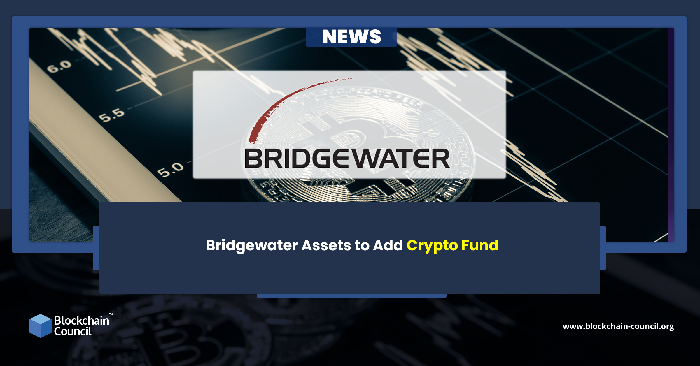 Bridgewater Assets to Add Crypto Fund