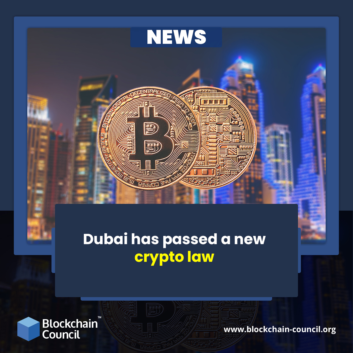 Dubai has passed a new crypto law